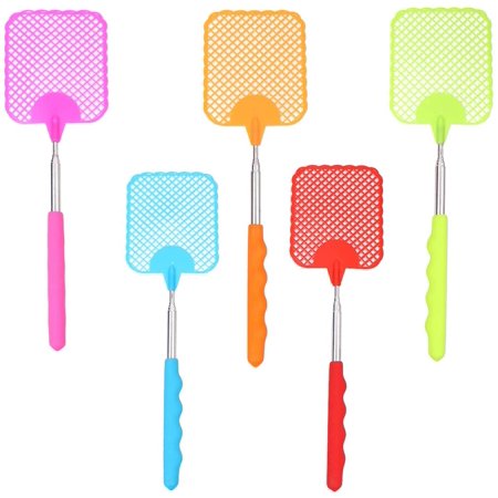 Extendable Fly Swatter Racket Extendable Fly Swatter Zapper Racket Telescopic Fly Killer Mosquito ...