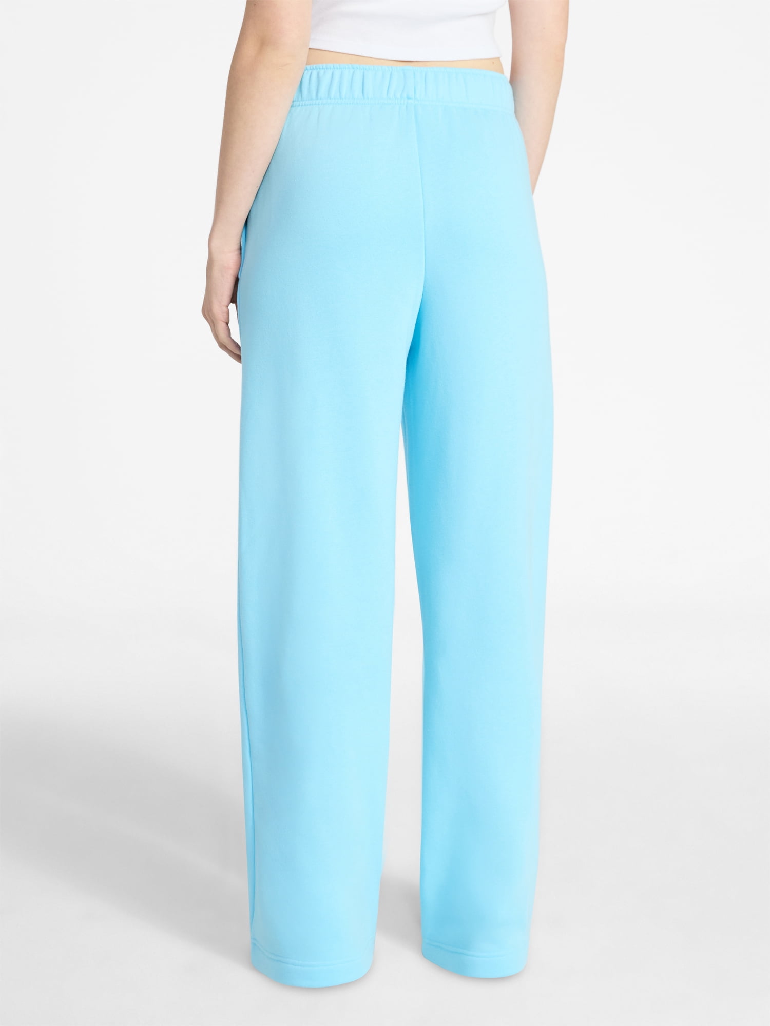 No Boundaries Soft Fleece Wide Leg Pants, 30” Inseam, 1 or 2-Pack, Women’s XXS-4X
