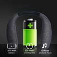 thumbnail image 7 of Neckband Wearable Bluetooth Speaker, Wireless Hanging Neck Speaker with Built-in Mic, 10H Playtime, 3D Stereo Sound, Waterproof for Home & Outdoor,black, 7 of 7