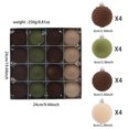 thumbnail image 6 of 16 Pcs Velvet Christmas Balls Plastic Decorative Hanging Ornament Xmas Bulb Decorations, 6 of 7