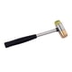 thumbnail image 5 of MARTILLO DE TRASTE DE LATÓN Cabeza de 7/8" de diámetro Mango de madera de luthier para trastear guitarra Amarillo, 5 of 9