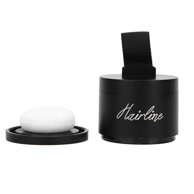 Polvo para la línea del cabello resistente al agua Maquillaje para mujeres y niñas Sombra para la línea del cabello Marrón claro