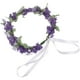 thumbnail image 3 of EeaseMX Diadema floral, tocado, simulación, guirnalda de flores de lavanda, corona, corona de pelo para festivales, fiestas, vacaciones, toma de fotos, 3 of 8