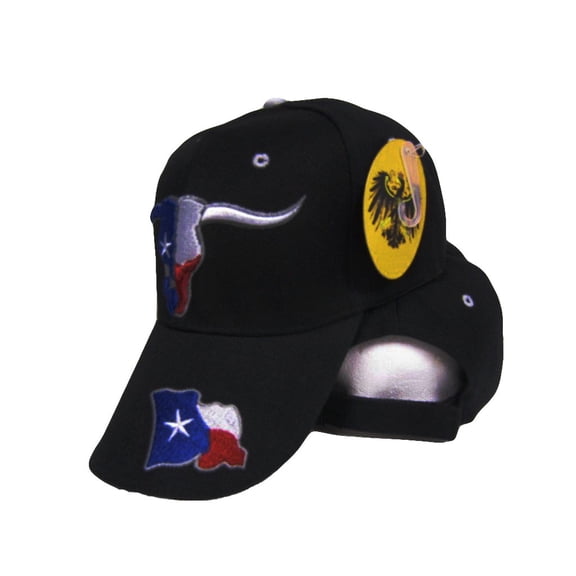 Embroidered Texans Texas Hookem Horns Lonestar Star Baseball cap Hat