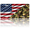 American Flag, variant on 1 Pcs 2D Flat License Plate Covers & Frames, Silhouette of For Decorative Front, Waterproof For Decoration Aluminum License Plate Covers & Frames Cover For Men Women, 12" X 6"