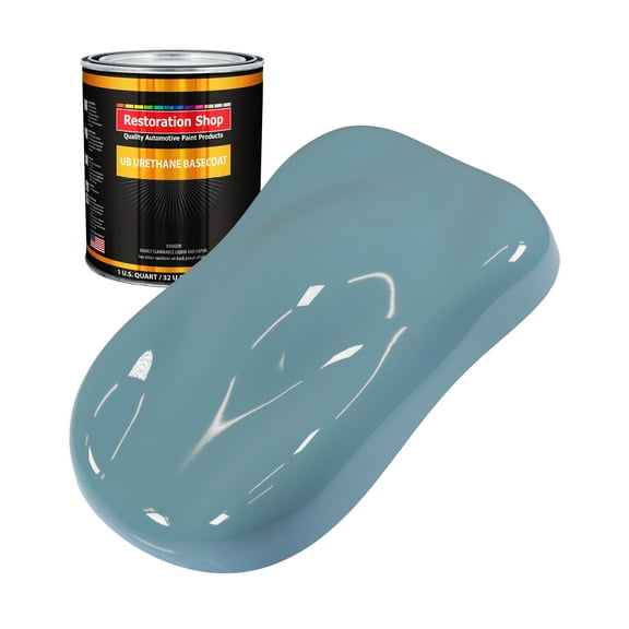 Glacier Blue 1 Quart URETHANE BASECOAT Car Auto Body Paint
