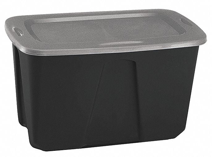 Clear Polypropylene ZORO SELECT 3470GRPRCL.04 Storage Tote 60qt 