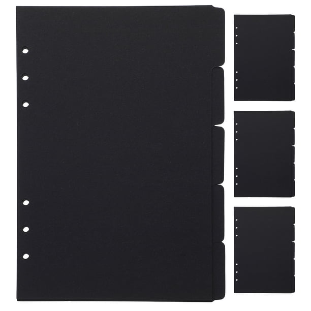 20 separadores de cuaderno para el hogar, separadores de pestañas para oficina, prácticos separadores de carpetas, accesorios para libros