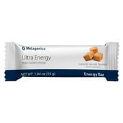 Metagenics Ultra Energy Bars - Helps Sustain Energy, Caramel Sea Salt Flavored - 12 Bars