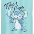 thumbnail image 2 of Junior's Lilo & Stitch Good Times Only Racerback Tank Top Cancun X Small, 2 of 4