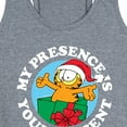 thumbnail image 3 of Garfield - My Presence Is Your Present - Women's Racerback Tank Top, 3 of 5