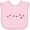 AD-Pink, variant on Inktastic Ladybug Trail Girls Baby Bib