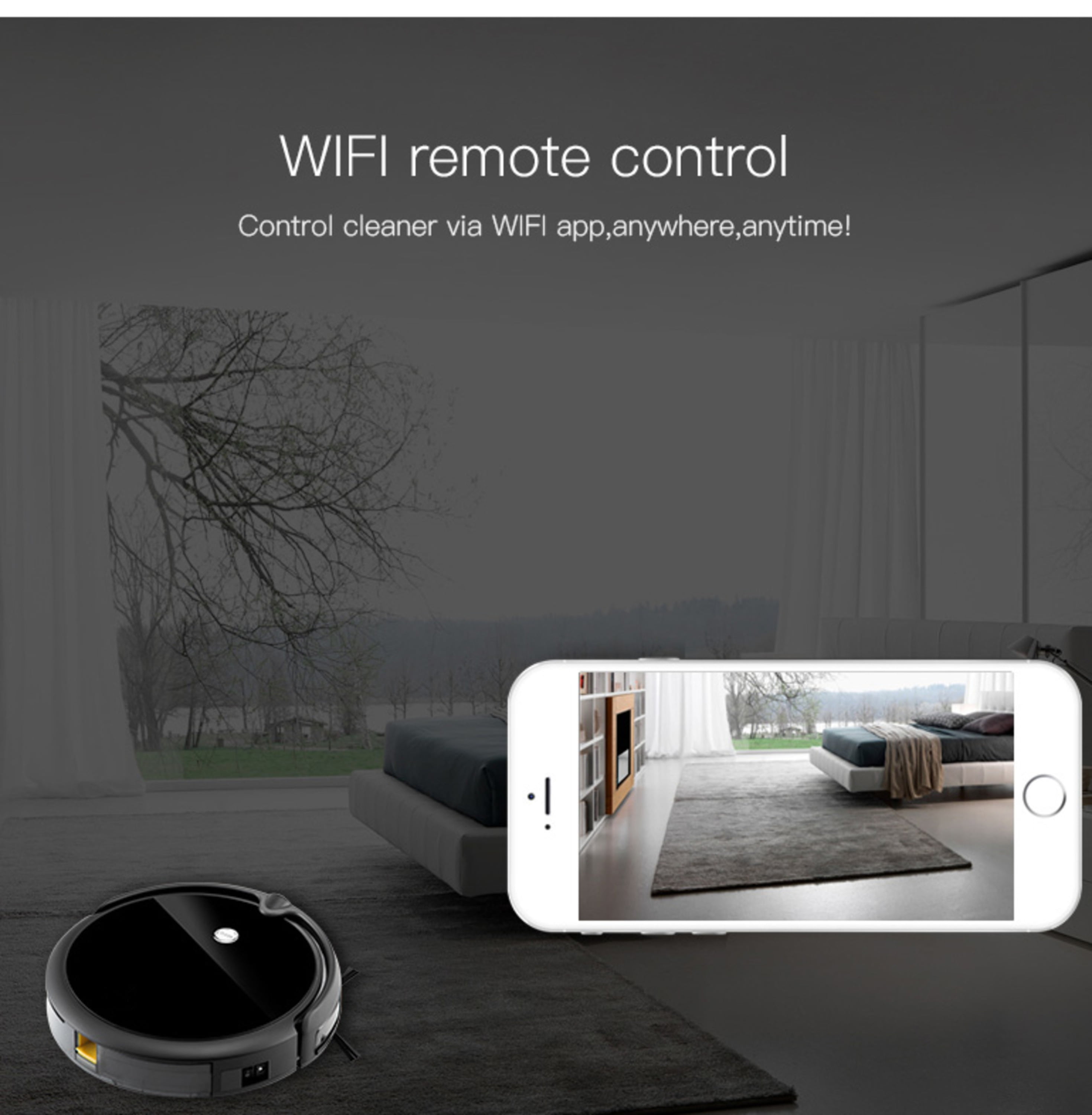 IMASS A3 New Robot Vacuum & Mops with Surveillance Camera Communication Monitor