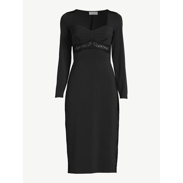 sofia vergara black lace dress Sofa Vergara's Sheer Black Lace Minidress Is Basically Lingerie