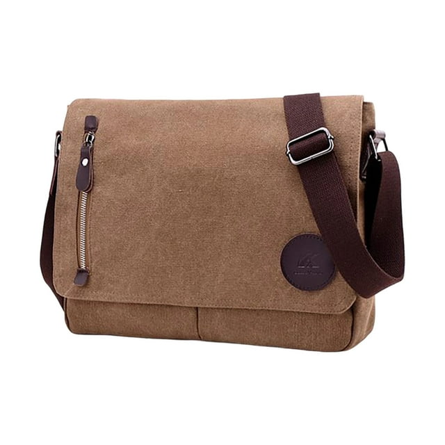 Hearth & Gear Classic Messenger For Canvas Shoulder Daily Commuting Travelling College Flip Lid Design + Large Opening For Easy To Items At All Overnight Tote Bag Bags for Men Travel Bags for Men