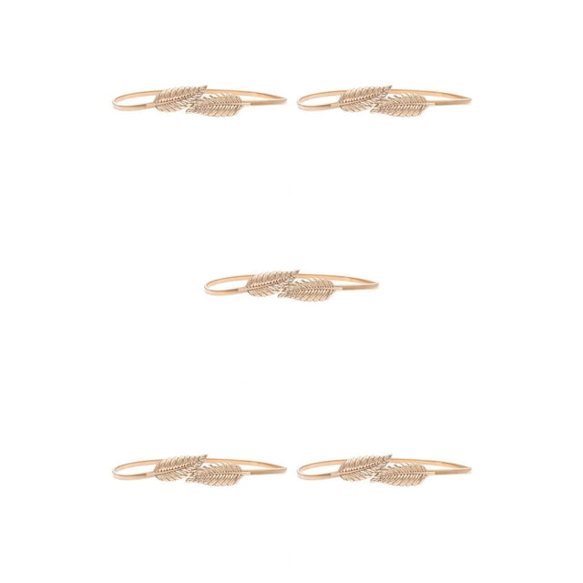 QualitChoice Ceinture de Mode Étroite Extensible Bretelles Réglables Style Simple Décorations Enveloppantes Ceintures de la Saint-Valentin pour Femmes Robes Or 5Set