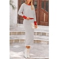 thumbnail image 4 of Conjunto Coordinado PRETTYGARDEN Suéter a Rayas con Falda XXL, 4 of 8