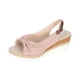 thumbnail image 2 of Zapatos de mujer de verano Boca de pescado Tacón de cuña medio Sandalias de mujer con hebilla de metal Wmkox8yii  nm8951, 2 of 8
