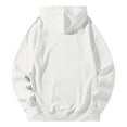 thumbnail image 5 of GHSOHS Oversized Couple Hoodies for Men Casual Long Sleeve Drawstring Hooded Sweatshirt Plus Size Unisex Jackets with Pockets (XL,White), 5 of 5