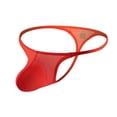 thumbnail image 1 of Tanga sexy de cintura baja con cinturón fino de malla fluorescente para hombre, ropa interior gay, 1 of 6