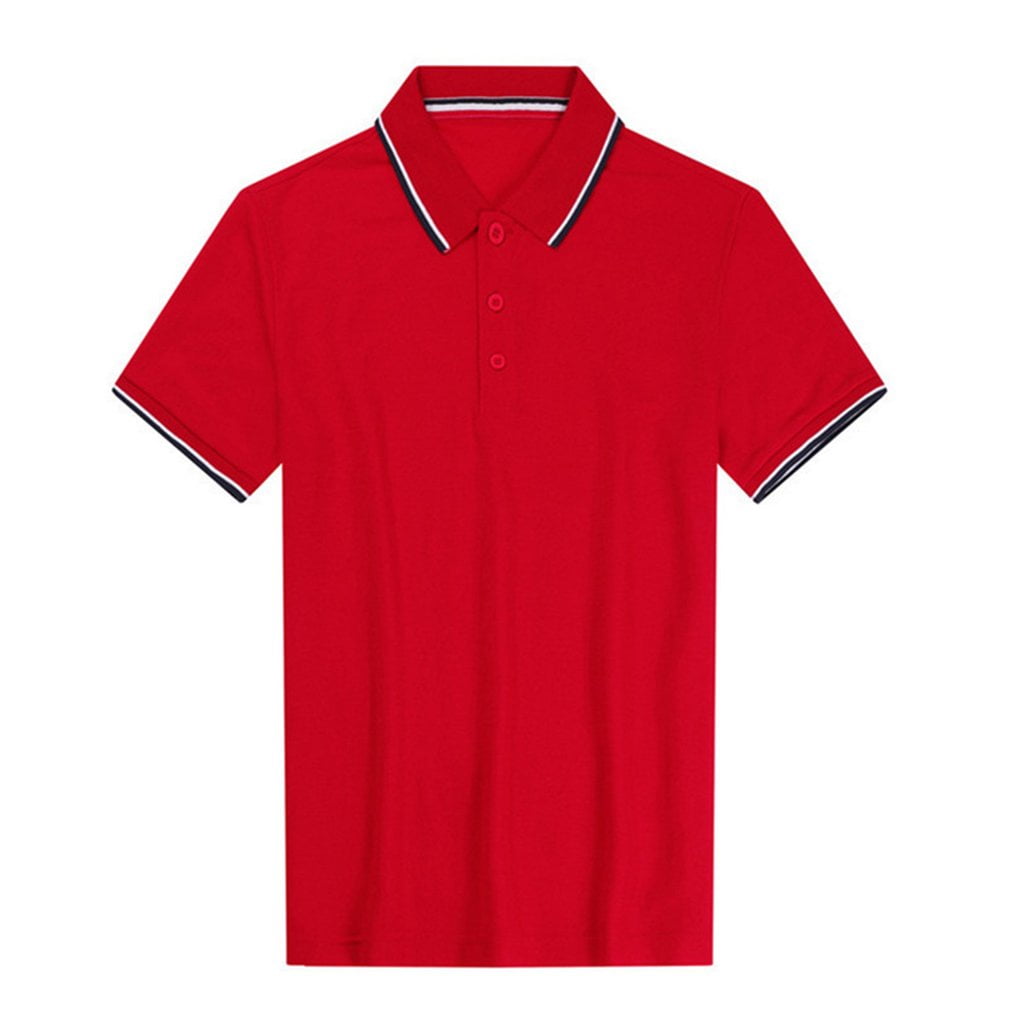 Korean Fashion Spring Summer Men Casual Polo Shirt Short Sleeve Solid Color Male Turn Down Collar Slim Shirt Tops Walmart Canada