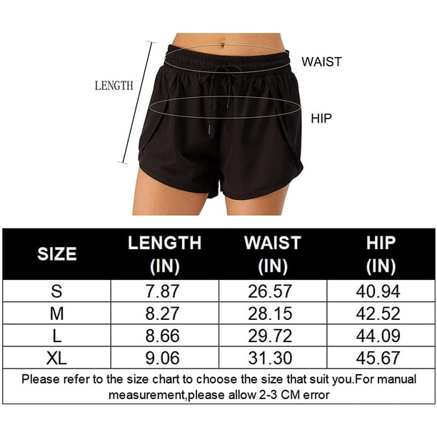 Women's Sport Running Shorts Double Layer Quick Dry Workout
