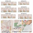 thumbnail image 2 of Valance Curtains for Kitchen Windows Watercolor Easter Eggs Cute Rabbits Rod Pocket Valance Spring Flower Plant Short Window Curtain Topper for Bedroom Living Room Bathroom 54x18in,1&nbsp;Panel, 2 of 9
