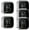 Silver-5 packs, variant on 6-in-1 Safety Detector with Large LCD Display – Plug-in Alarm for Homes and RVs, Magnetic Battery Base, Temperature and Humidity Monitor (2Pcs Gray)