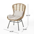 thumbnail image 2 of Qearl Outdoor Club Chairs (Set of 2), 2 of 10