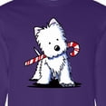 thumbnail image 4 of Inktastic Candycane Cutie Westie Long Sleeve T-Shirt, 4 of 5