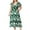Green, variant on Drses Summer Dresses for Women 2024 Women's Oversized Summer Fashionable V-neck Short Sleeved Printed Casual Dress Women's Casual Dresses