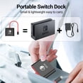 thumbnail image 4 of Prociv Switch 2 TV Dock, Replacement for Nintendo Switch 2 Dock Support 4K/60HZ HDMI Output/USB3.0 Port/PD 100W(Black Red), 4 of 8