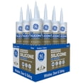 thumbnail image 1 of Sellador de silicona GE Advanced para ventanas y puertas, 300 ml, transparente, 12 unidades, 1 of 7