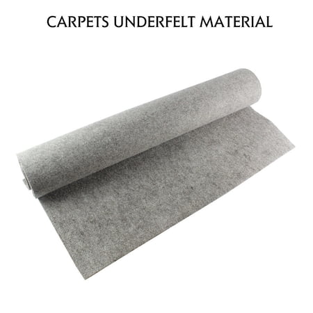 78"W Gray-White Cut-pile Underfelt Cabin&Trunk Liner Carpets Dustproof/Upholstery/Re-cover