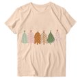 thumbnail image 2 of Puntoco Blusa de manga corta con estampado de moda para mujer, divertida camiseta de cuello redondo, 2 of 3
