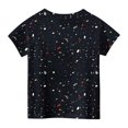 thumbnail image 5 of CYRBOKO Boys T-shirts, Crewneck Printed Summer Short Sleeve Tops Black Size 11-12T, 5 of 9
