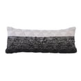 thumbnail image 2 of Laddha Home Designs Handwoven Two Tone Geometric Cotton Lumbar Pillow Cover - 36" - Black and White, 2 of 8