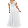 thumbnail image 4 of OUSITAID Robe de Demoiselle d'Honneur Formelle pour Femmes Robe de Soirée pour Bal Mariage Fête, 4 of 5