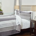 thumbnail image 3 of Rizzy Home Olivia Grace Cotton Quilt in Gray King, 3 of 10