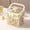 Yellow, variant on Middle-Press Ice Cube Maker with Storage Box - Food-Grade Plastic, Perfect for Milk Tea and Cocktails