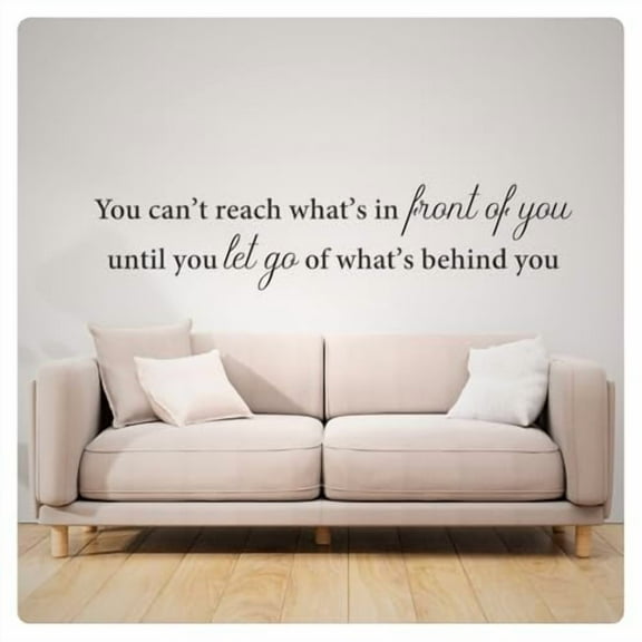 My Vinyl Story - You Can't Reach - Inspirational Motivational Wall Decal Sticker Quote Art Decor Saying for Home Office Therapy Yoga Bedroom Positive Affirmation, Removable (Black, 22x5 inches)