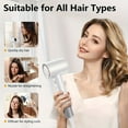 thumbnail image 4 of Professional high-speed hair dryer: magnetic diffuser, nozzle, 50M negative ions, temp control, low noise. USB-powered, 118.11" cord, ergonomic handle. Sleek, durable, portable—travel/daily use., 4 of 7