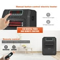 thumbnail image 4 of VOLTORB Electric Radiant Space Heater w/3 Heat Settings, Black (3 Pack), 4 of 11