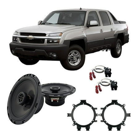 Fits Chevy Avalanche 2002-2006 Front Door Replacement HA-R65 Speakers (Best Chevy Avalanche Mods)