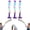 3 Pcs, variant on Glowing Rainbow LED Water Blaster, Pull-Push Firework Water Soaker Toy, Easy 3-Step Operation for Summer Pool Party, Beach, Backyard and Outdoor Games