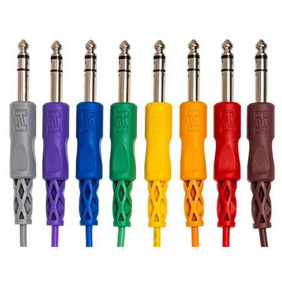 CSS800 TRS Patch Cables (Pack of 8) (1 ft)
