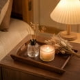 thumbnail image 6 of Miwamany Large Wooden Tray Platter with Handles, Rectangular Solid Wood Serving Board for Snacks Fruit, Decorative Organizer for Living Room Coffee Table Tea Room, 6 of 7