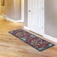 thumbnail image 4 of Ottomanson Non-Slip Hallway Runner Rug 20" x 59" Perfect for High Traffic Areas, Red/Blue Oriental, 4 of 8