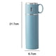 thumbnail image 2 of Botella térmica de acero inoxidable con aislamiento al vacío y taza para café y bebidas calientes., 2 of 5