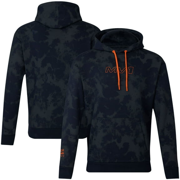 Unisex Castore Max Verstappen Gray/Navy Red Bull Racing 2023 Driver Pullover Hoodie